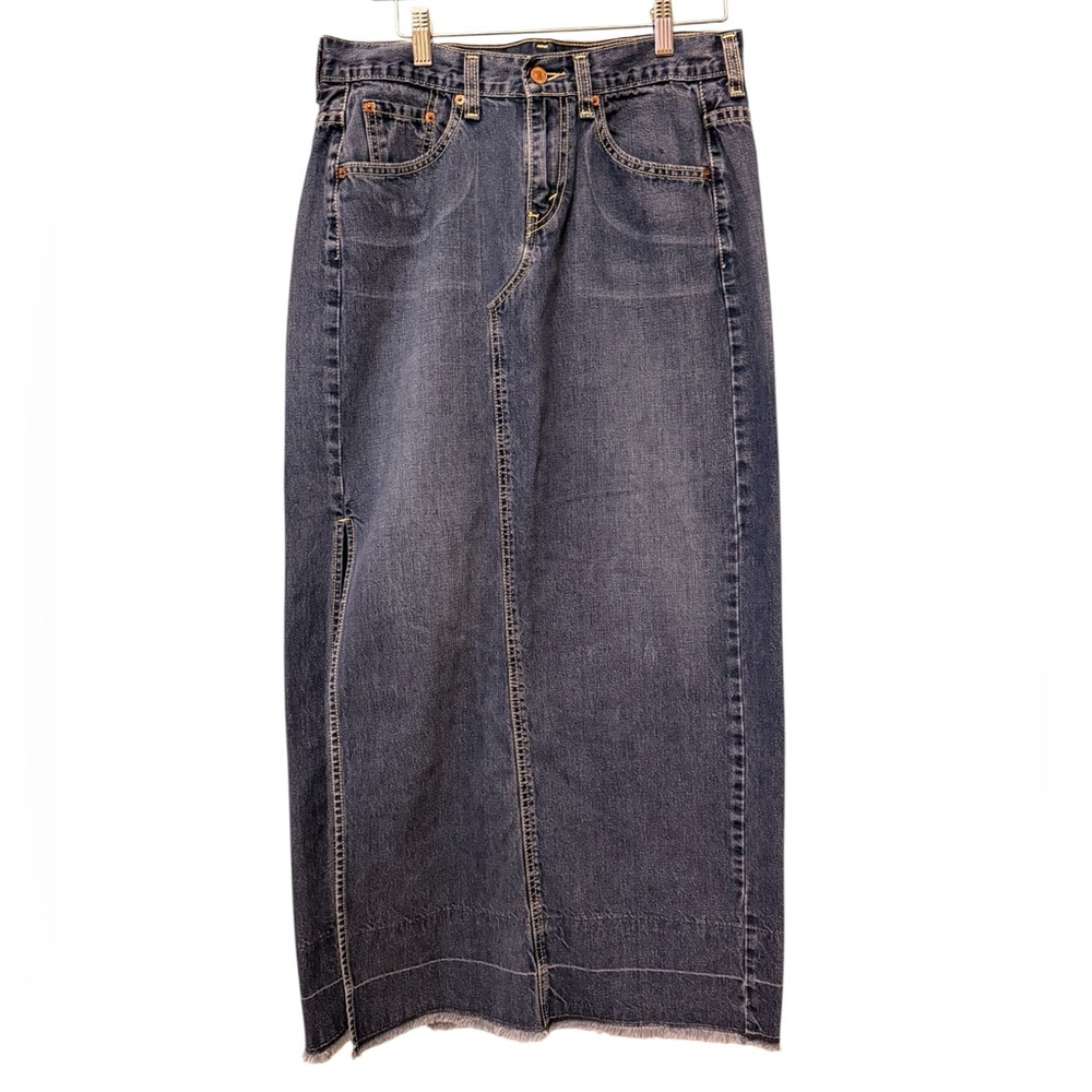 Vintage Levi’s Denim Maxi Skirt Size 10 Misses